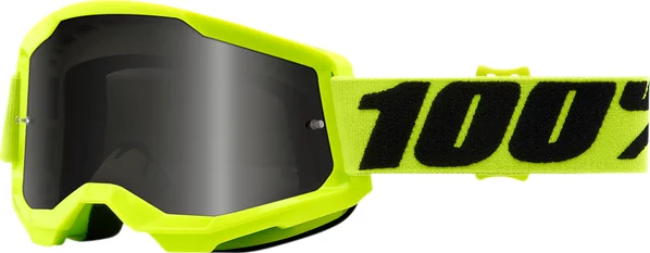Ochelari 100%  Strata 2 Sand Fluo Yellow ONE SIZE, 1, nordicamoto.ro