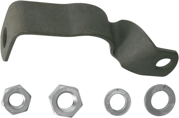 Carburetor Support Bracket Black, Silver, 1, nordicamoto.ro