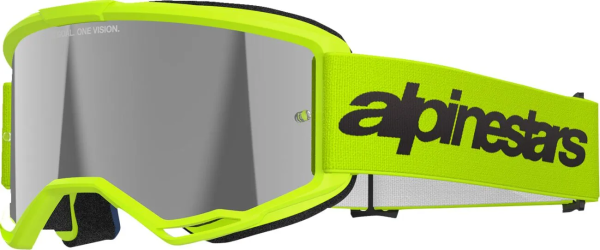 Alpinestars Vision 3 Wordmark Yellow ONE SIZE szemüveg, 1, nordicamoto.ro