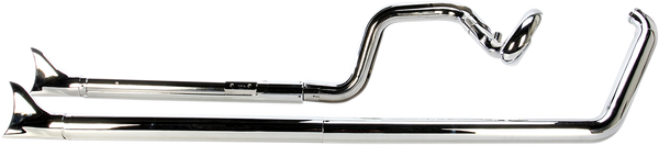 Bad Hombre Dual Exhaust System Chrome, 3, nordicamoto.ro