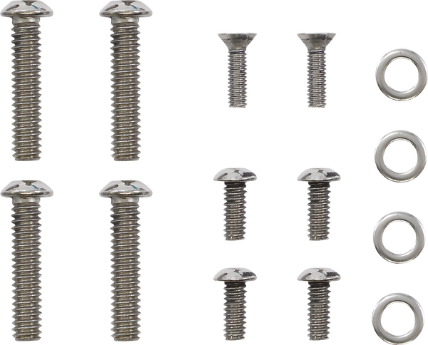 Bolt Kit Stainless Steel, Polished, 2, nordicamoto.ro