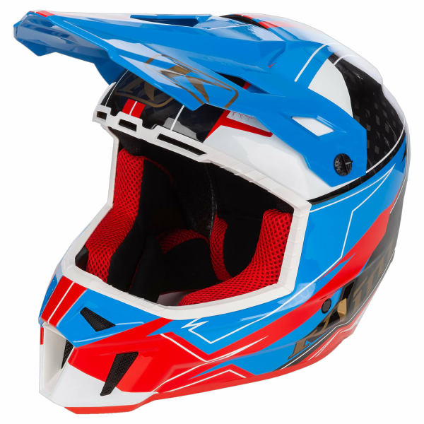 Klim F3 Carbon ECE Unruly fekete–fehér motoros sisak, 51, nordicamoto.ro