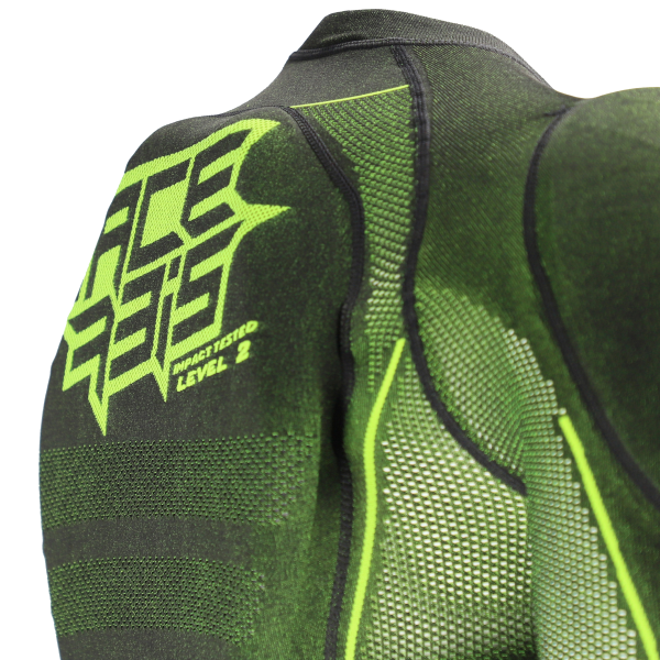 Acerbis X-Fit Future 2. szintű védőruha, fekete/sárga, L/XL, 4, nordicamoto.ro