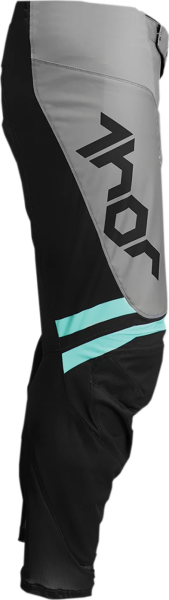 Pantaloni copii Thor Pulse Cube Black/Mint 24, 3, nordicamoto.ro