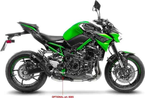 LeoVince LV Corsa S teljesen fekete, csúsztatható kipufogórendszer a Kawasaki Z900-hoz, 2, nordicamoto.ro