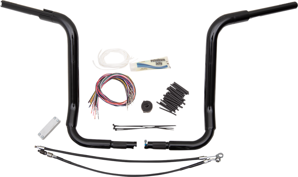 1-1/2(r) Ez Install Rounded Top Handlebar Kit Black, 2, nordicamoto.ro