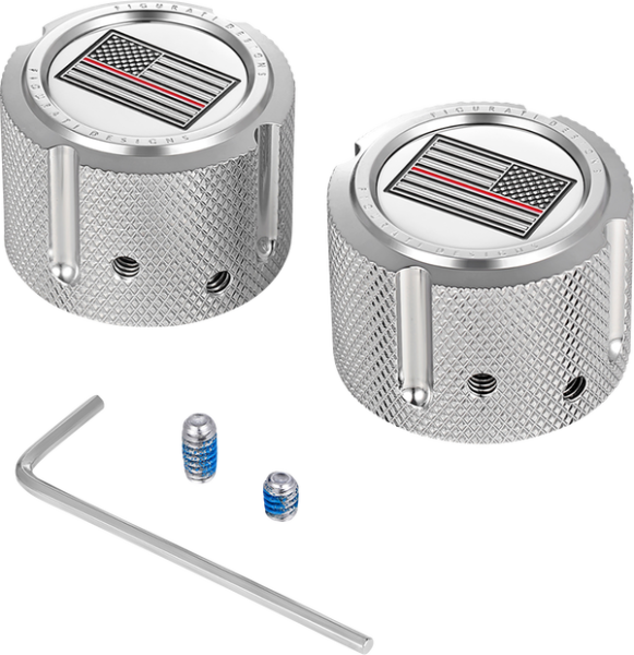 Front Axle Nut Cover Silver, 1, nordicamoto.ro