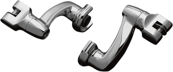 Longhorn Offset Footpeg Mounts Chrome, Polished, 1, nordicamoto.ro