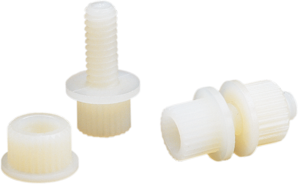 Nylon License Plate Fasteners White, 1, nordicamoto.ro