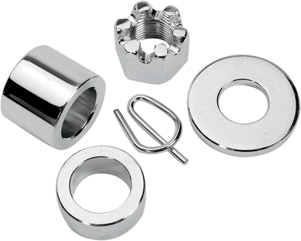 Axle Spacer/nut Kit Silver, 1, nordicamoto.ro