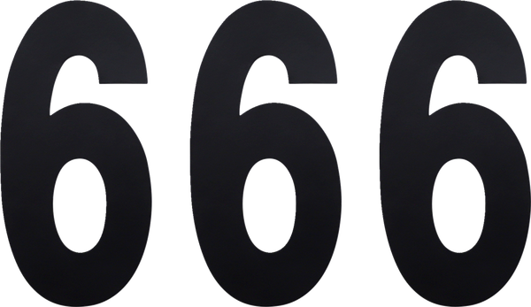 Standard Numbers Black, 2, nordicamoto.ro
