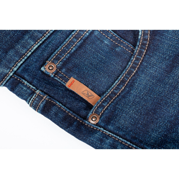 Jeans Moto Klim Unlimited Straight Stretch Denim Cobalt, 7, nordicamoto.ro
