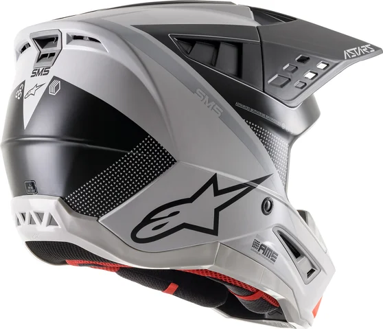 Supertech M5 Rayon Mx Helmet Black, Gray, Silver  XS, 5, nordicamoto.ro