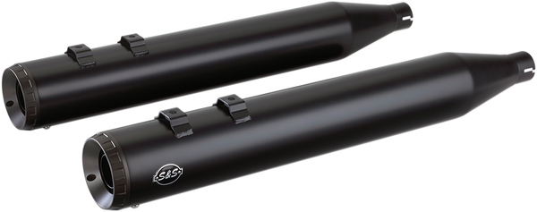 Grand National Slip-on Mufflers Black, 1, nordicamoto.ro