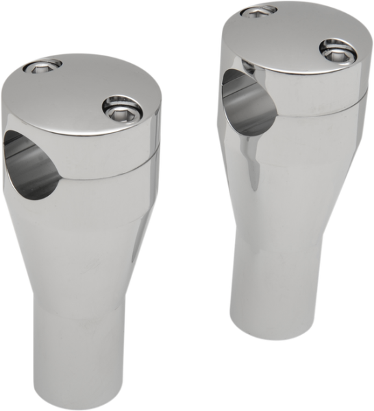 Handlebar Riser Sockets Silver, 1, nordicamoto.ro