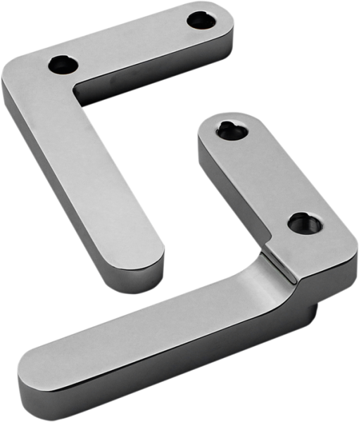 Front Fender Mounting Blocks Chrome, 1, nordicamoto.ro