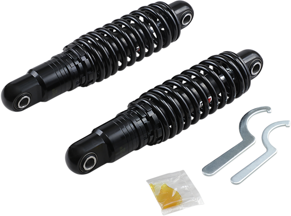 Premium Ride-height Adjustable Shocks Black, 1, nordicamoto.ro