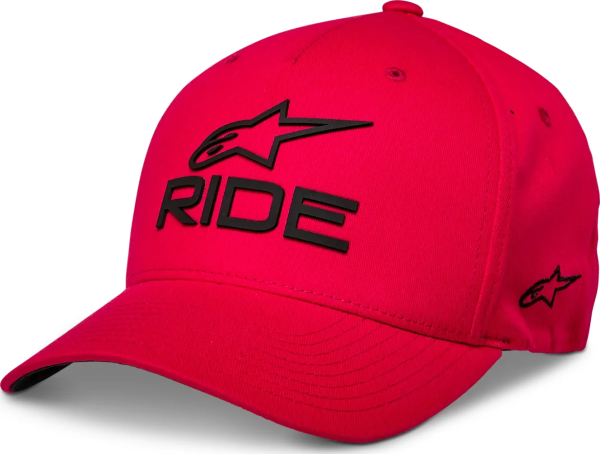 Ride Sonic ívelt karimájú sapka, piros, S/M méret, 1, nordicamoto.ro