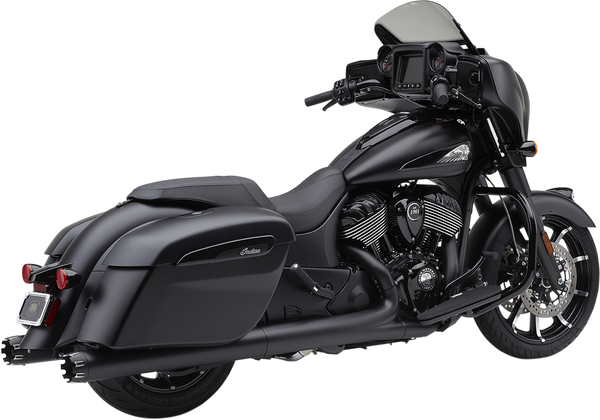 Dual Cut Slip-on Mufflers Black, 2, nordicamoto.ro