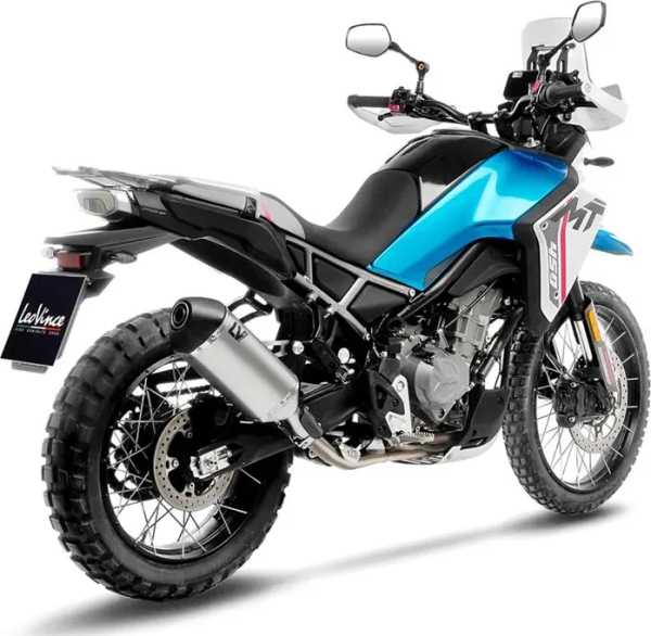LeoVince LV-14 Slip-On kipufogórendszer a CFMOTO 450MT-hez, 2, nordicamoto.ro