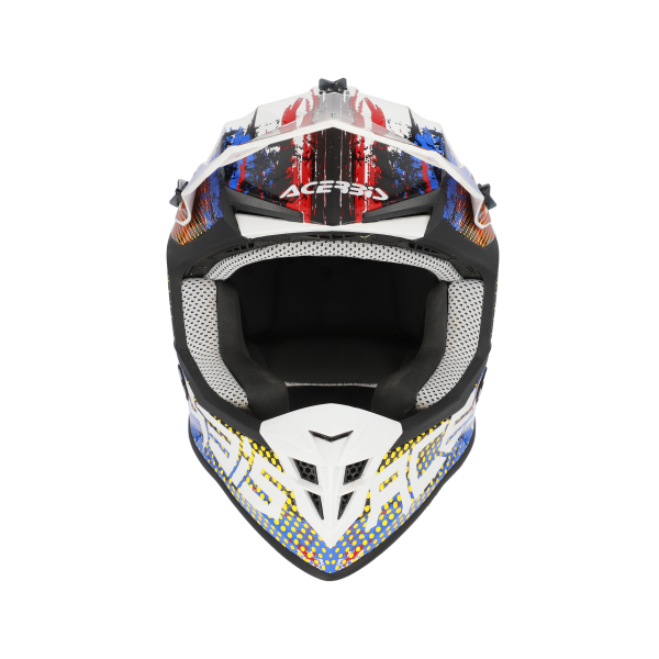 Acerbis Linear 22-06 sisak, fehér/kék/piros, S-es méret, 4, nordicamoto.ro