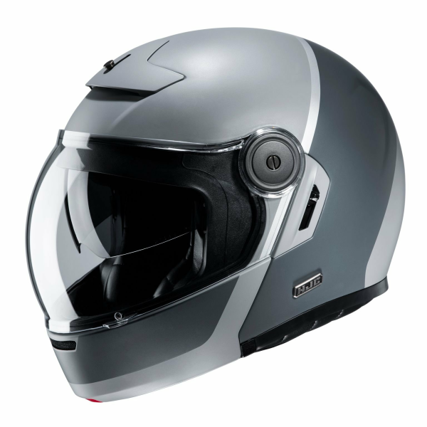 Casca HJC V90 Mobix Argintiu Argintiu M, 5, nordicamoto.ro