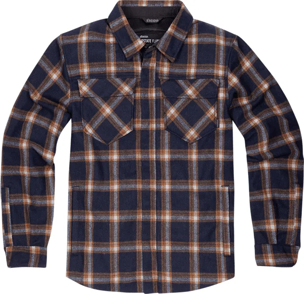 Upstate Riding Flannel Shirt Orange M, 1, nordicamoto.ro