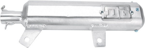 Type Ii Oval Atv Silencer Silver, 1, nordicamoto.ro