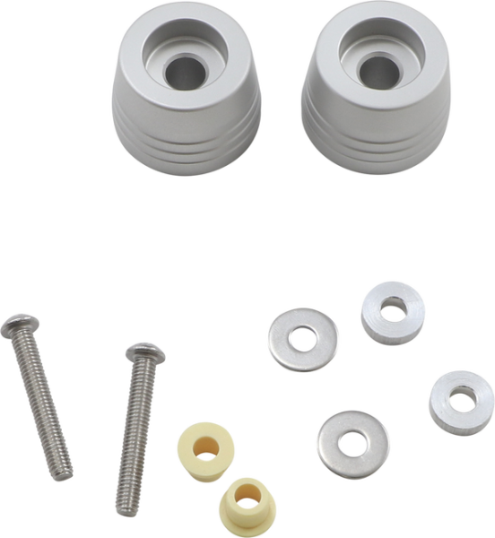 Lodestar Handlebar Sliders Silver, 2, nordicamoto.ro