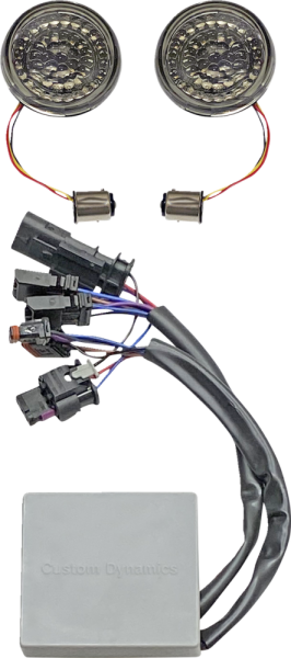 Smart Led 1157 Bullet Turn Signals With Controller Amber, Red, 1, nordicamoto.ro