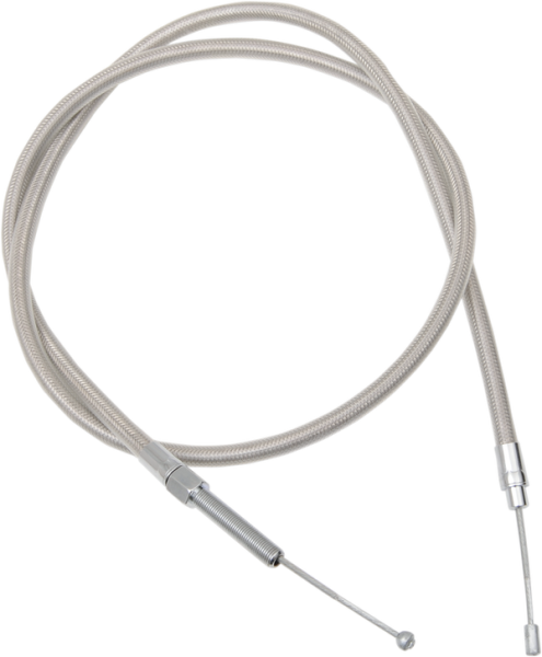 High-efficiency Braided Stainless Steel Clutch Cable Silver +152 mm (6''), 1, nordicamoto.ro