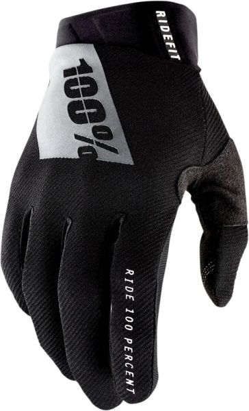 Manusi 100% Ridefit Black 2XL, 1, nordicamoto.ro
