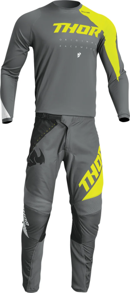 Tricou Thor Sector Edge Acid/Gray 2XL, 4, nordicamoto.ro