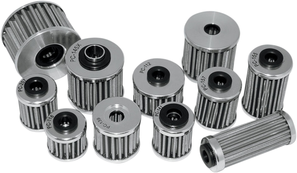 Flo® Stainless Steel  Oil Filter Chrome, 2, nordicamoto.ro