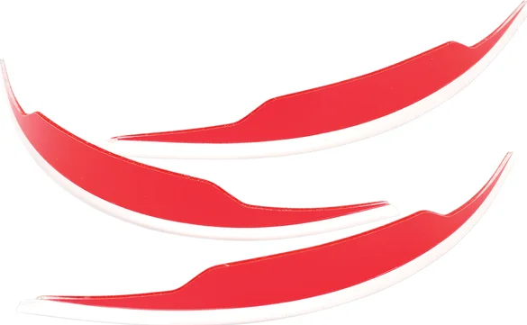 Aparatoare noroi Ochelari 100% Forecast Red/White, 1, nordicamoto.ro