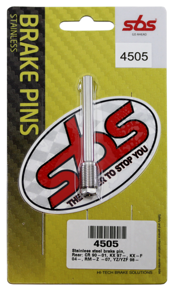 Brake Pad Pins Silver, Stainless Steel, 1, nordicamoto.ro