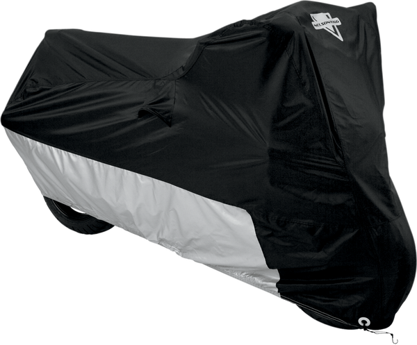 Deluxe All-season Motorcycle Cover Black, Silver L +, 1, nordicamoto.ro