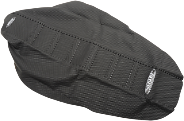 6-rib Gripper Seat Cover Black, 2, nordicamoto.ro