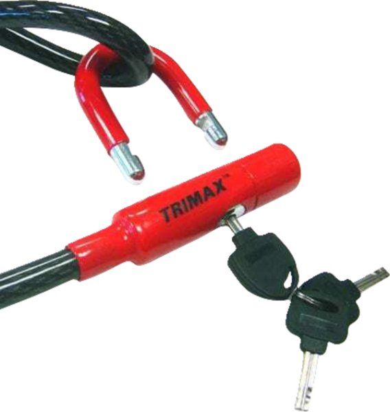 Trimaflex Cable Locks Black, 3, nordicamoto.ro