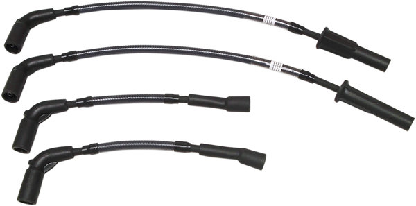 Braided Spark Plug Wire Black, 1, nordicamoto.ro