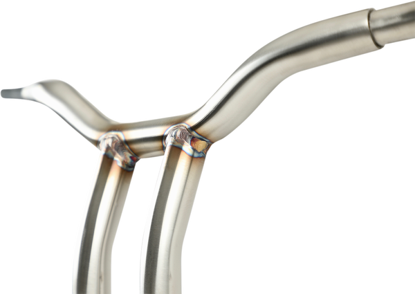 Kage Fighter Welded Bent-riser Handlebar Silver, 1, nordicamoto.ro