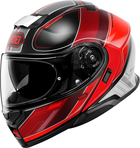 SHOEI NEOTEC3 SHARPEN TC-1 felhajtható sisak, fekete/fehér/piros, XS, 1, nordicamoto.ro