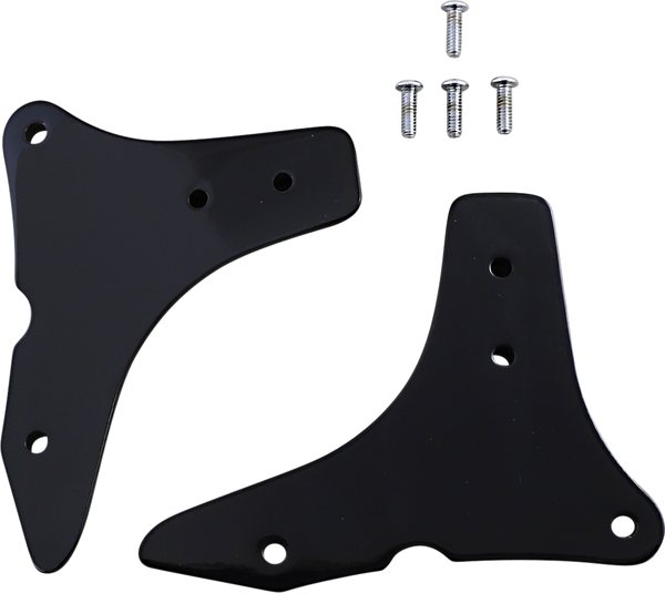 Sissy Bar Side Plates Black, 1, nordicamoto.ro