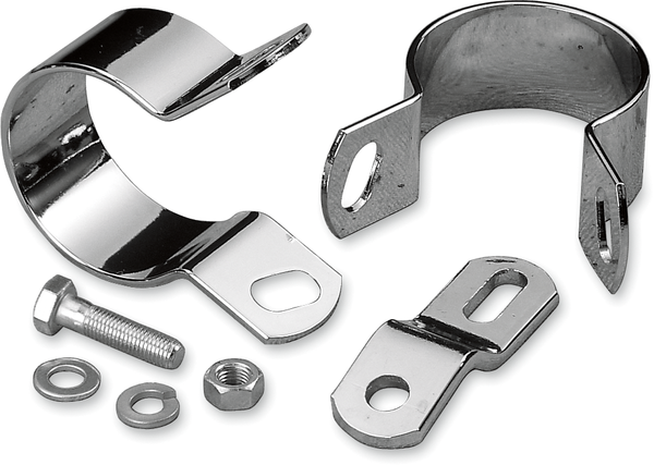 Midway Exhaust Mounting Kit Chrome, 1, nordicamoto.ro