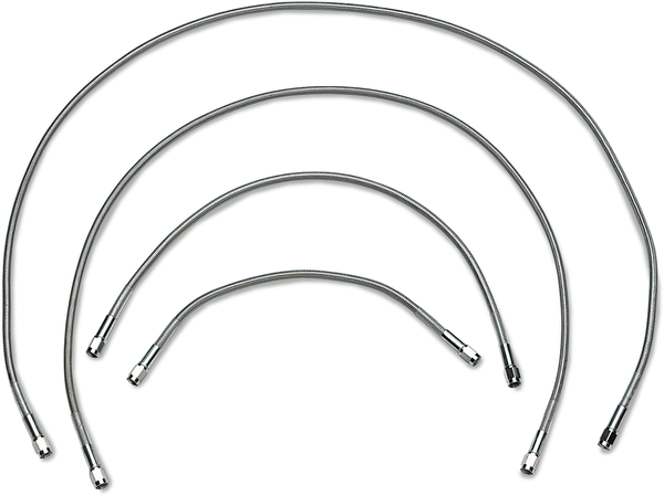Universal Brake Line Silver, Clear-coated, 3, nordicamoto.ro