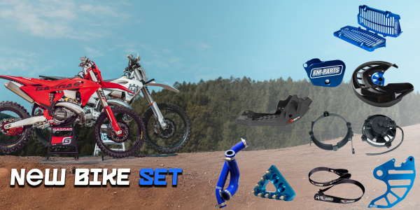 Alapvető védőfelszerelés-készlet új motorkerékpárhoz (alapszintű) 2024/2025 Husqvarna/GasGas kék, 1, nordicamoto.ro