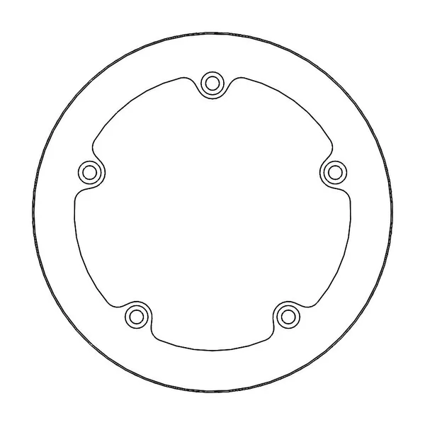 MOTO-MASTER Halo sorozat – rögzített rotor, ezüst, 4, nordicamoto.ro