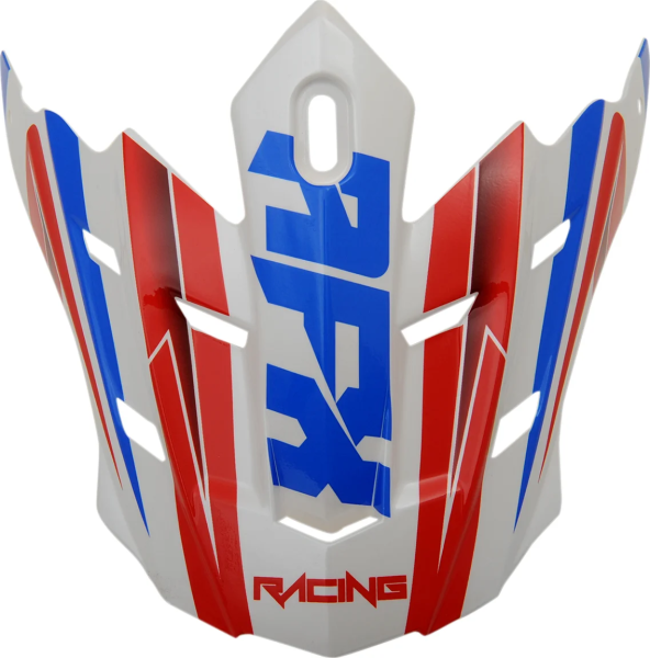 Fx-17 Force Visor Peak Red/white/blue Blue, Red ONE SIZE, 1, nordicamoto.ro