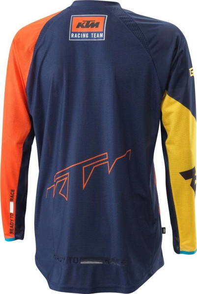 KTM Gravity-FX Replica póló – kék/sárga/narancssárga, L-es méret, 4, nordicamoto.ro