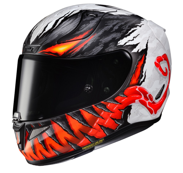 Casca HJC RPHA 11 Anti Venom Marvel Rosu Rosu S, 1, nordicamoto.ro